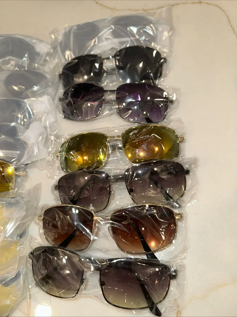 Mixed Assortment of Sunglasses with Yellow Lenses